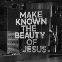 3d type of Church tagline hung with string
