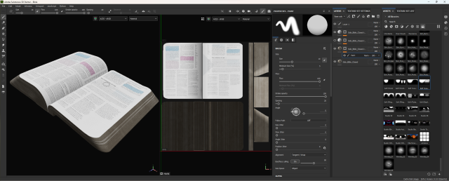 Applying base materials to model in Substance Painter