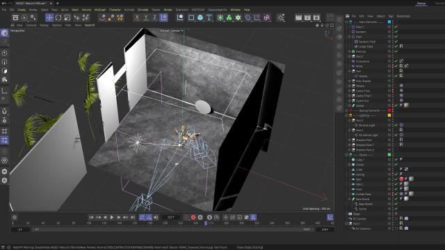 Kalos Rebuild sermon series stuido scene Cinema 4D