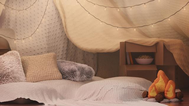 Microsoft Teams Kid Fort Background